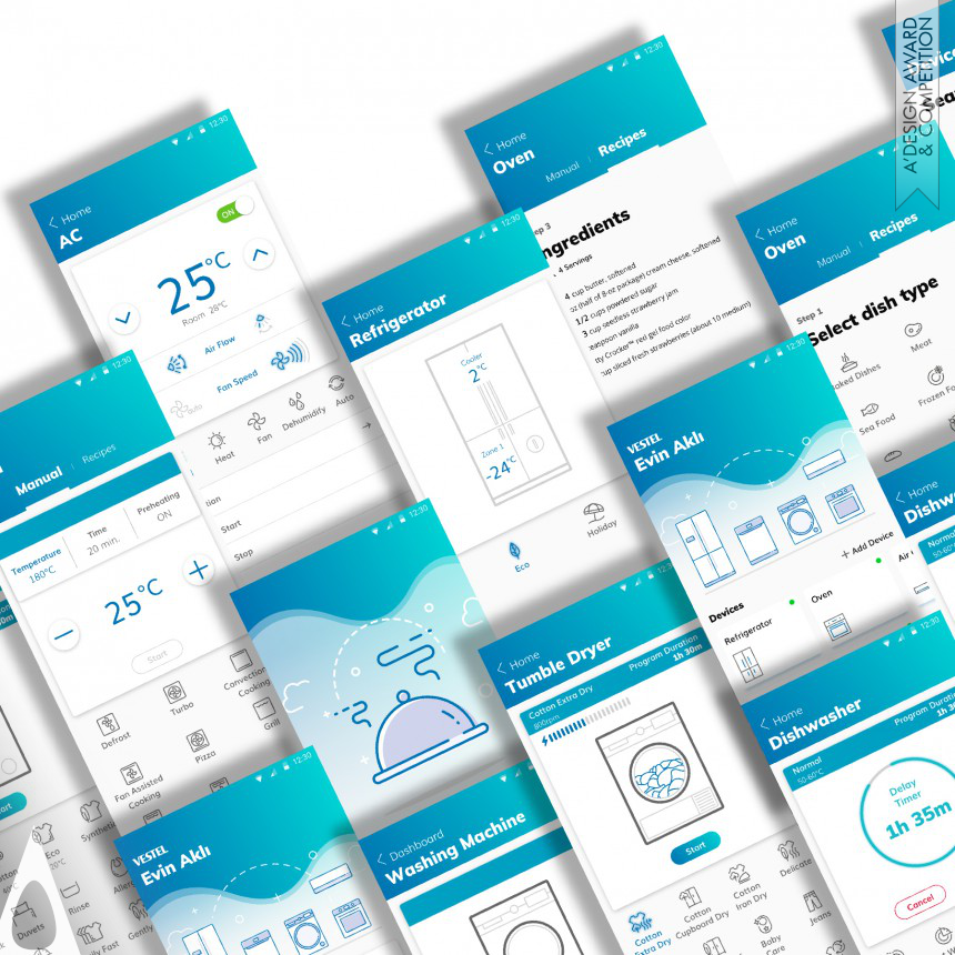 Vestel UX/UI Design Group Smart Home Mobile Application