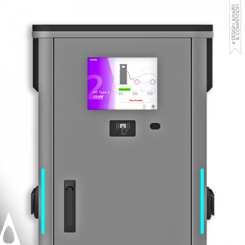 Vestel UX/UI Design Group Electric Vehicle Charger Interface