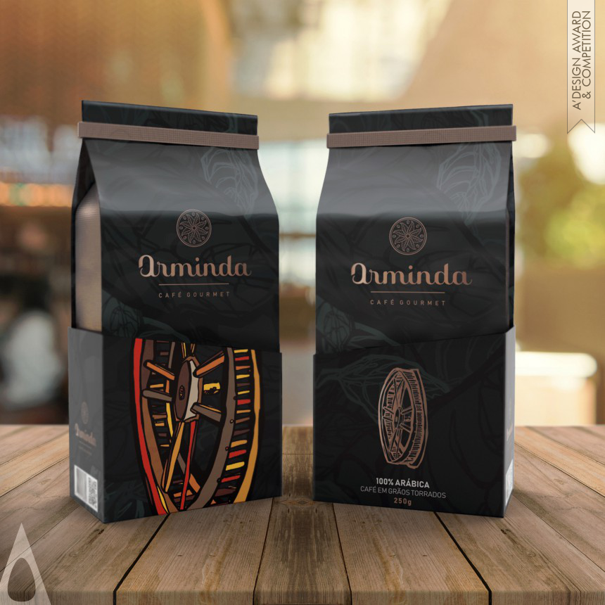 Bronze Advertising, Marketing and Communication Design Award Winner 2021 Arminda Caffe Coffee Visual Identity 