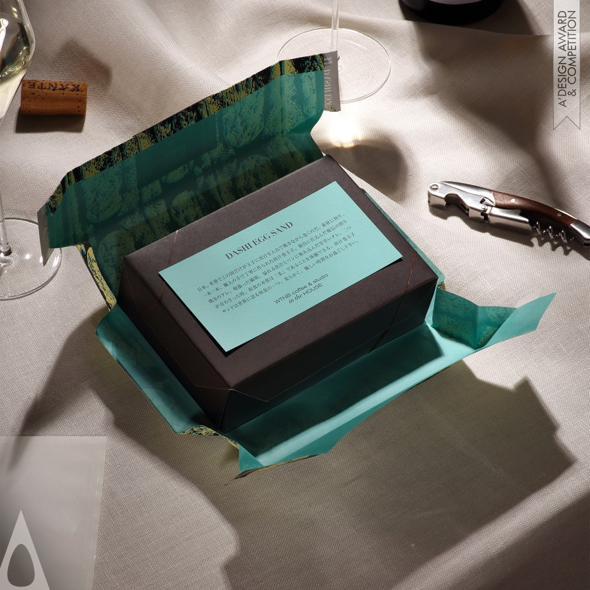 Yuta Takahashi's Dashi Egg Sand Packaging