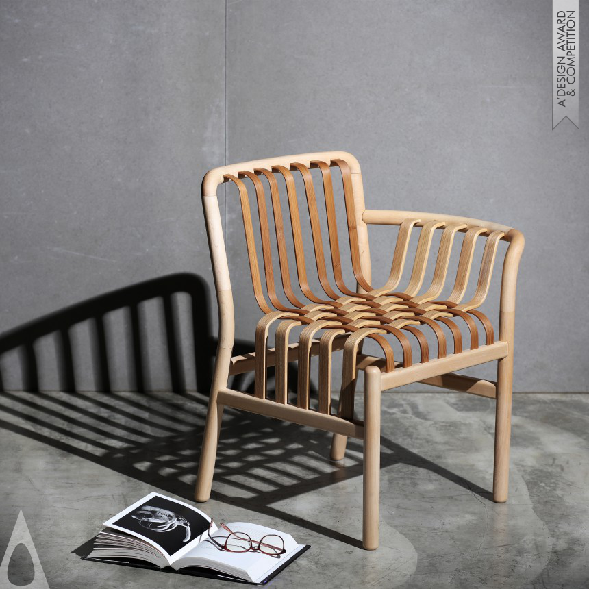 Lattice Chair Weaving Armchair