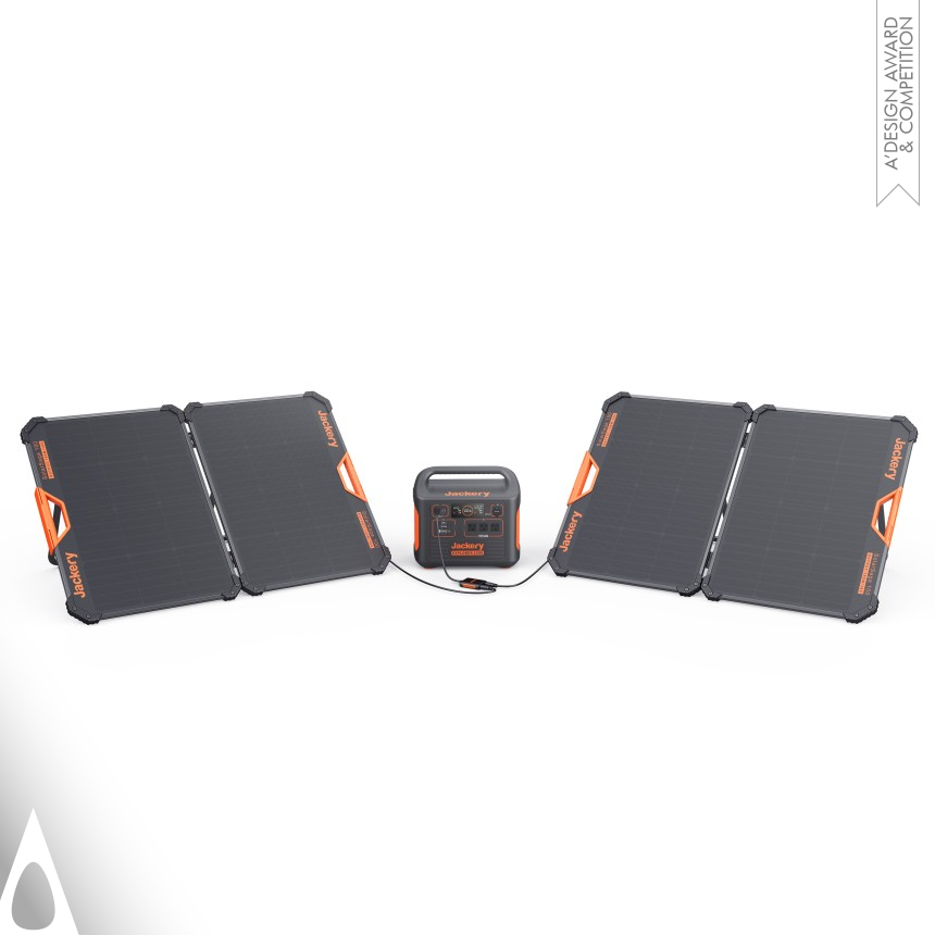 Gold Winner. Jackery Solar Generator System by Wei Bai, Zhifeng Tang, Xiaowei Yin and Tao Yang