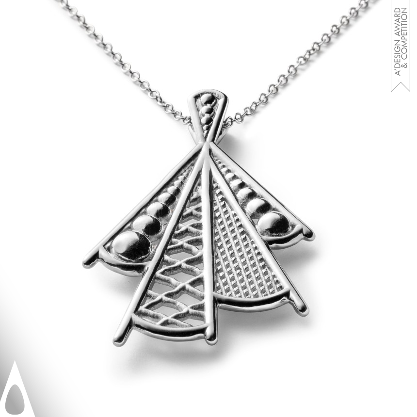 Olga Yatskaer Pendant and Earrings