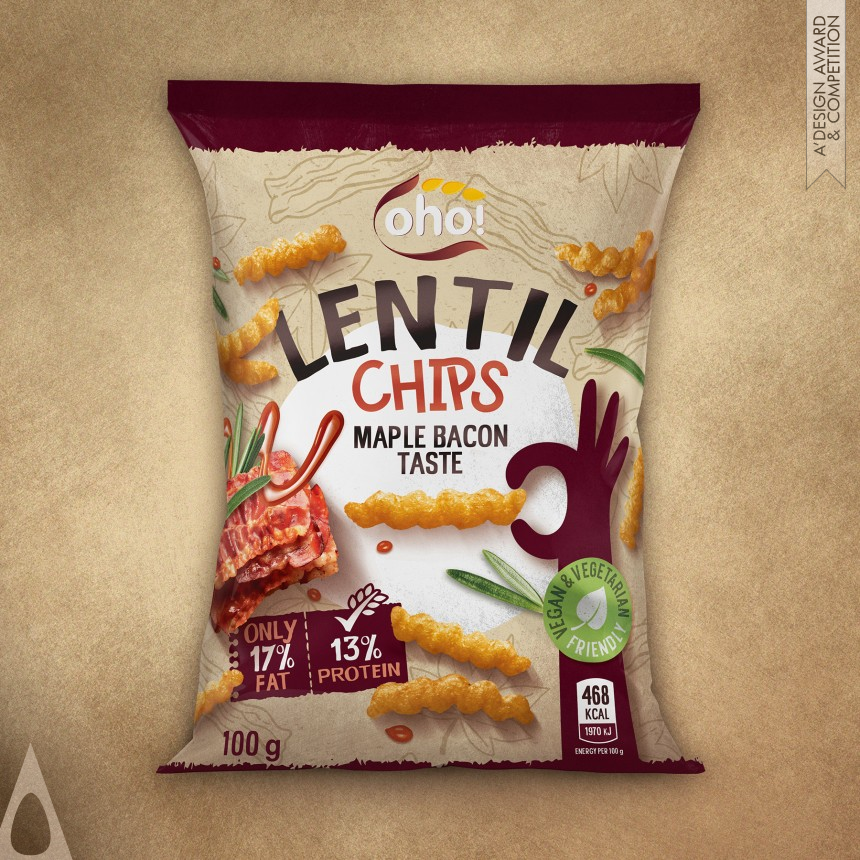 A' Design Award and Competition Motiejus Gaigalas OHO Lentil Chips