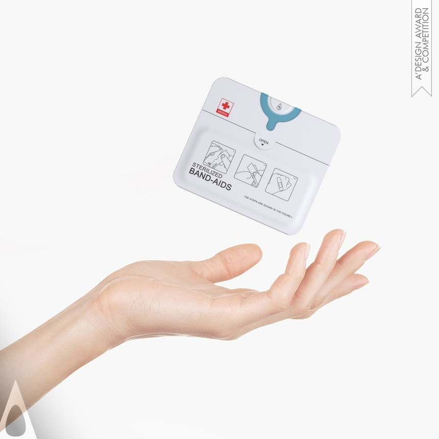 Golden Medical Devices and Medical Equipment Design Award Winner 2021 Sterilized Band-aids Disinfection and Dressing 