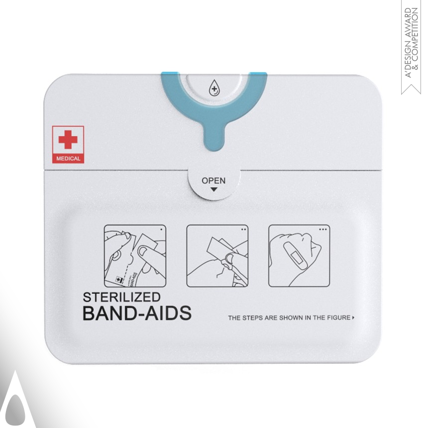 Sterilized Band-aids designed by Yong Zhang and ShuChang Cui