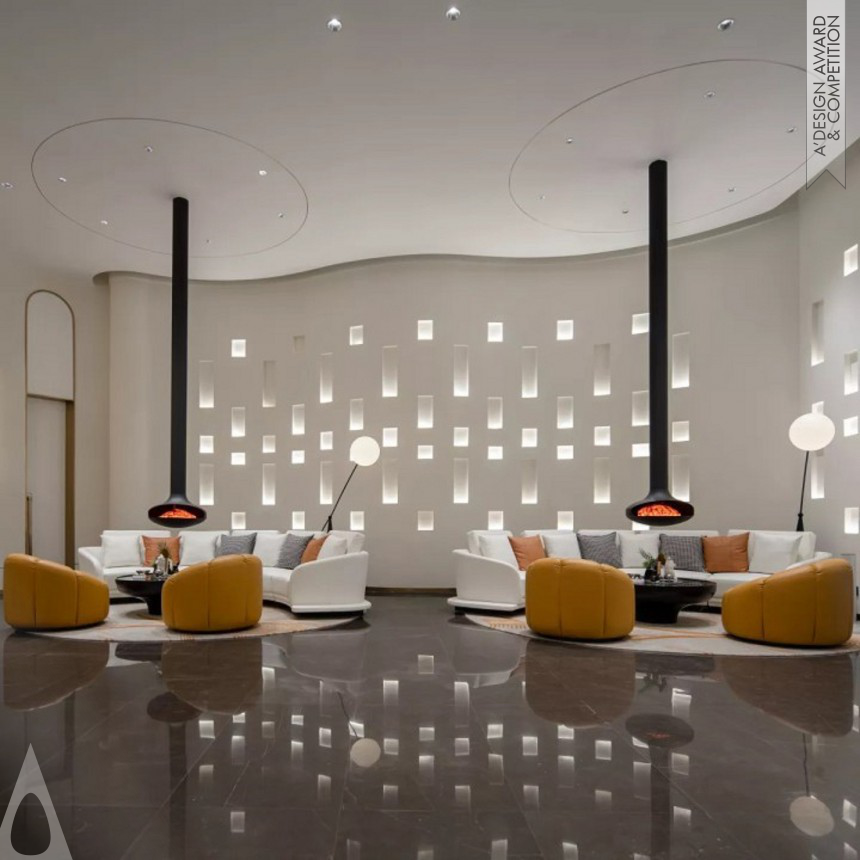 Bronze Interior Space and Exhibition Design Award Winner 2021 Huaihua · Hexing Peninsula City Center Marketing Center 
