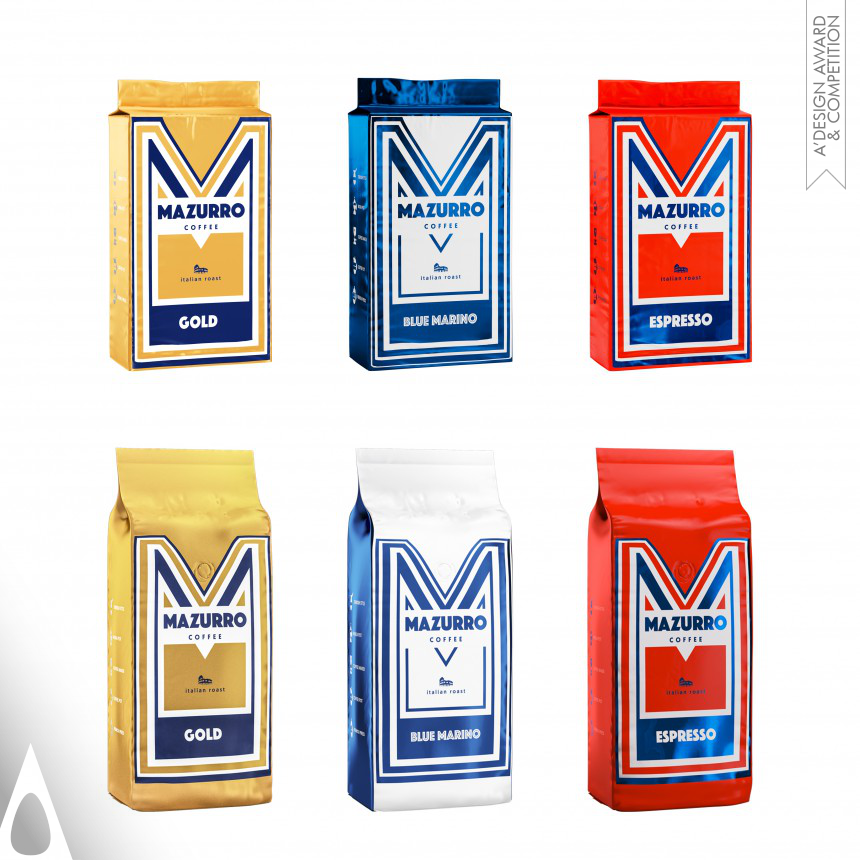 Mazurro Coffee Packaging