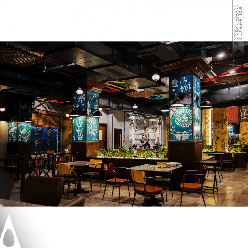 Silver Interior Space and Exhibition Design Award Winner 2021 Panchgaon Restaurant 