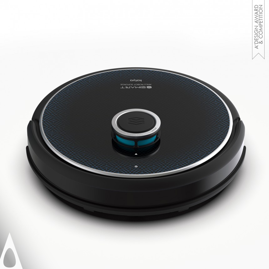Silver Home Appliances Design Award Winner 2022 Simart Katya Robot Vacuum Cleaner 