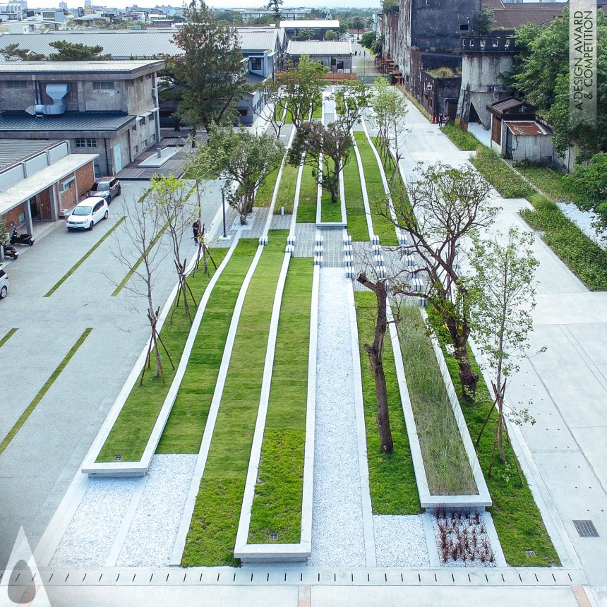 Silver Landscape Planning and Garden Design Award Winner 2022 Flowing Paperscapes Memorial Landscape 