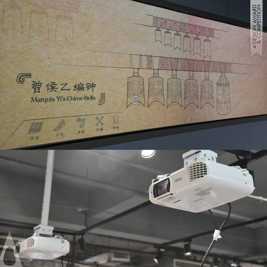 Iron Cultural Heritage and Culture Industry Design Award Winner 2022 Experience Design of Chime Interactive Projection 