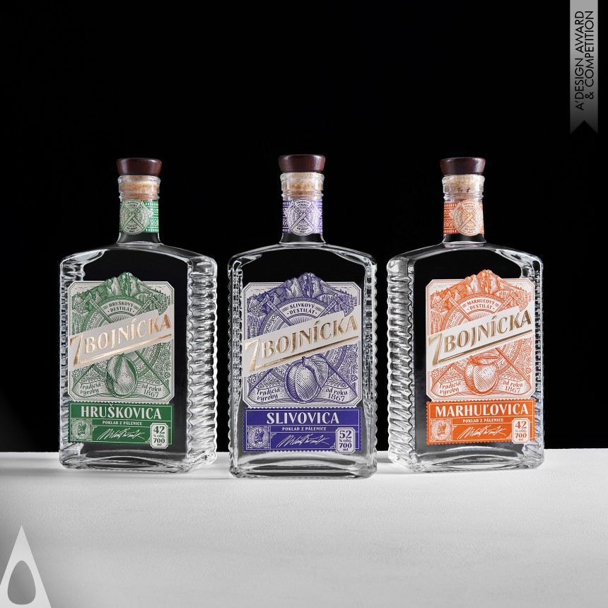 Golden Packaging Design Award Winner 2022 The Treasure of Zbojniks Label 