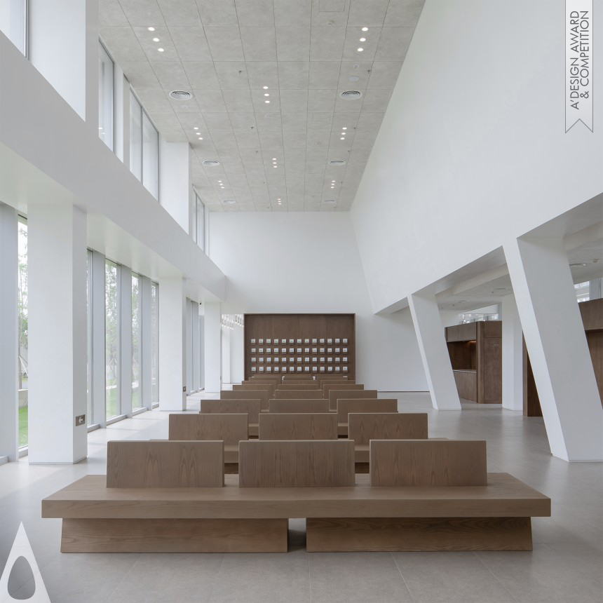 Silver Interior Space and Exhibition Design Award Winner 2022 Aranya Homes Reception Center 