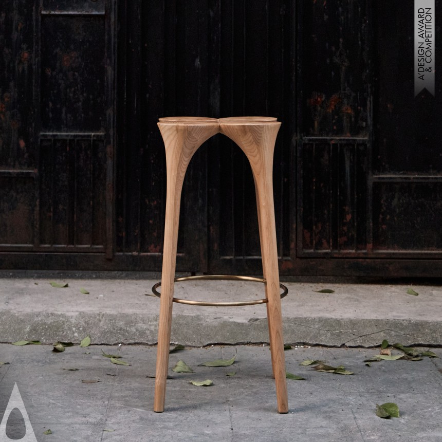 Silver Furniture Design Award Winner 2022 Clover High Stool 