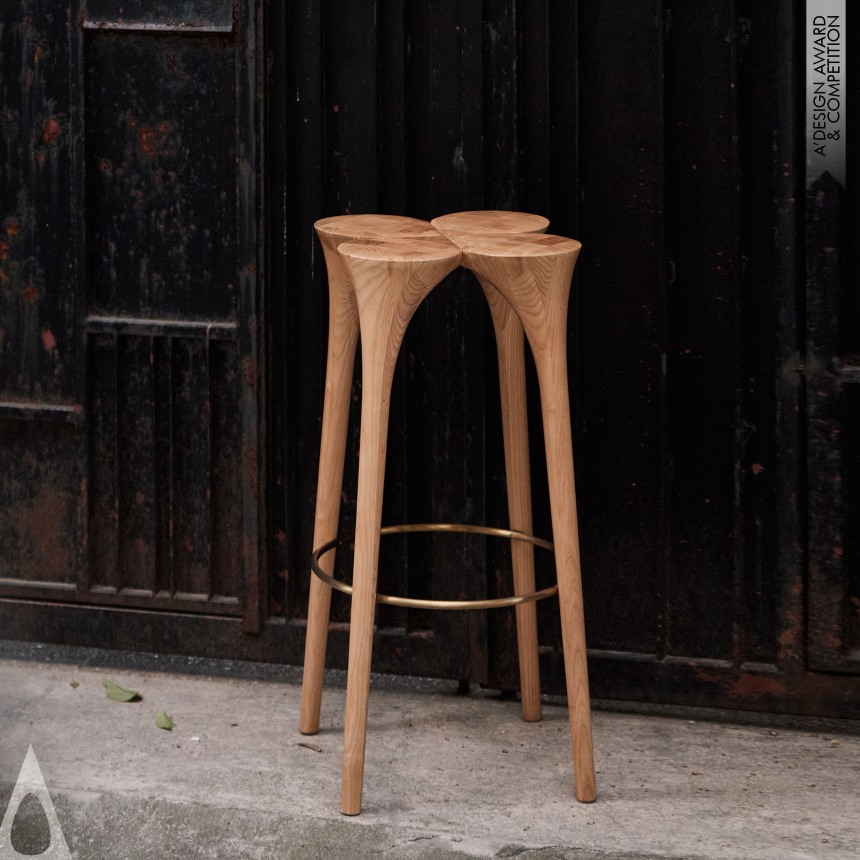 Shuangyong Jin High Stool