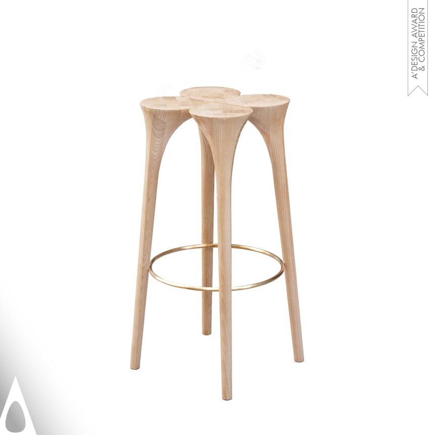 Shuangyong Jin and Yunfei Zhao's Clover High Stool