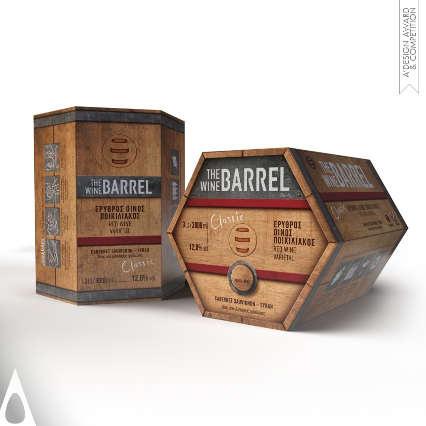 Iron Packaging Design Award Winner 2022 The Wine Barrel Classic Packaging  