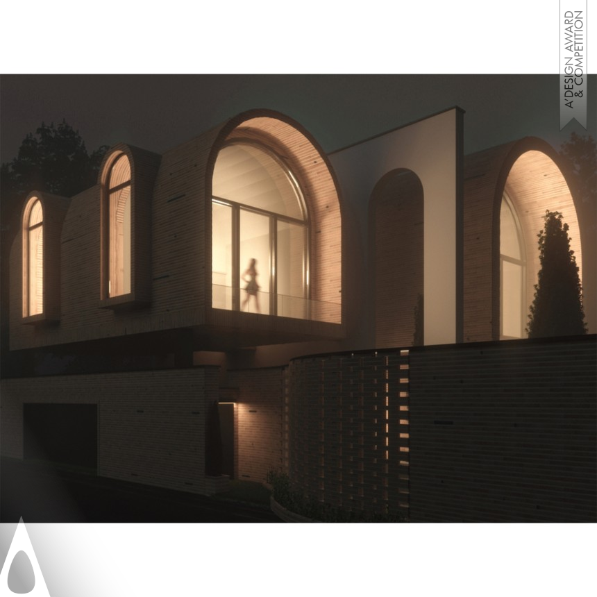 Bronze Architecture, Building and Structure Design Award Winner 2022 Two Arches Villa 