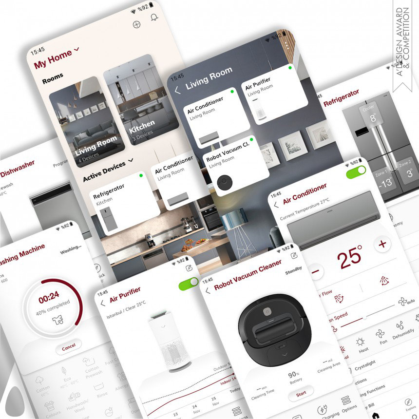 Vestel UX/UI Design Group Smart Home App