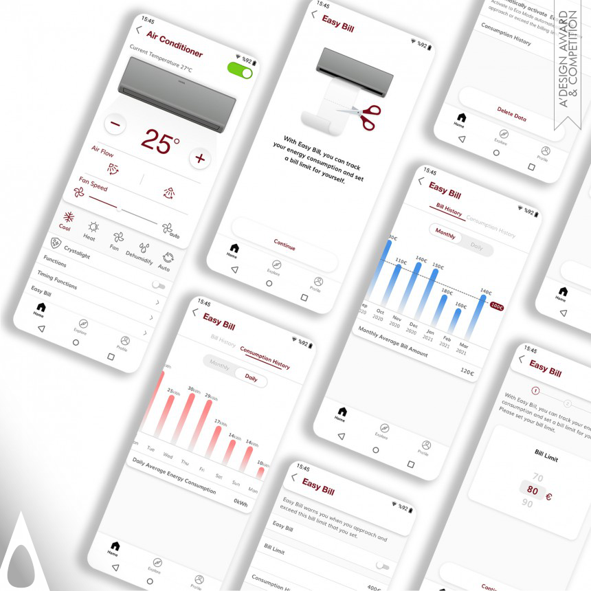 Vestel UX and UI Design Group's Vestel Evin Akli Smart Home App