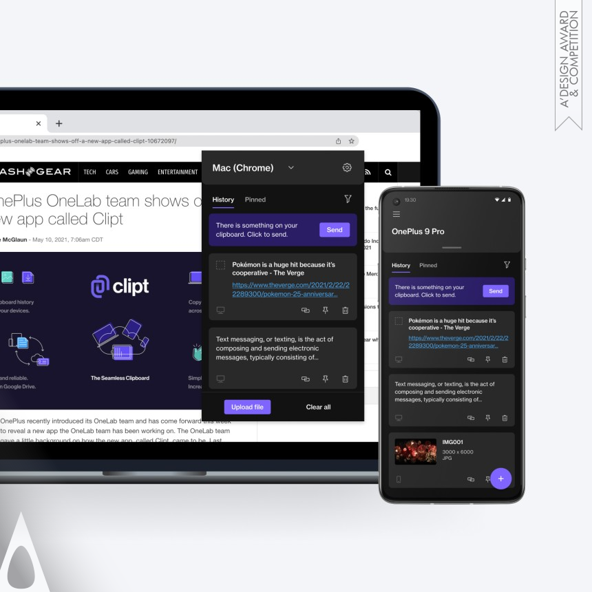 Clipt - Silver Mobile Technologies, Applications and Software Design Award Winner