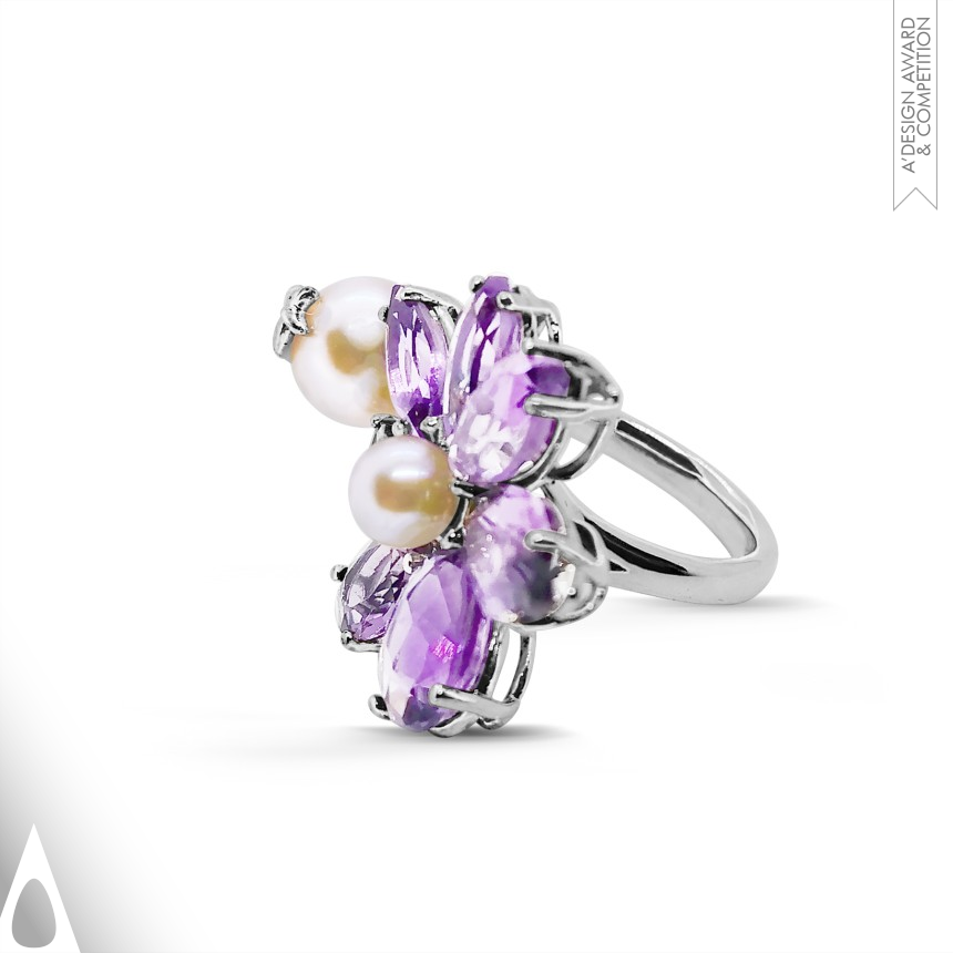 Purple Orchid designed by Yan Ni Teong