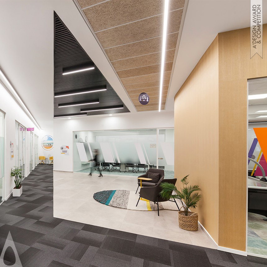 Bronze Interior Space and Exhibition Design Award Winner 2022 Transparent Opaque High Tech Office Premises 