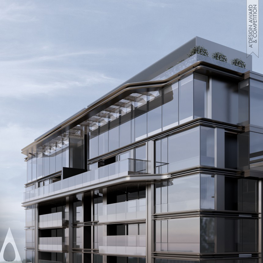 Bronze Construction and Real Estate Projects Design Award Winner 2022 Huafa Seasons Peninsula Residential Building 