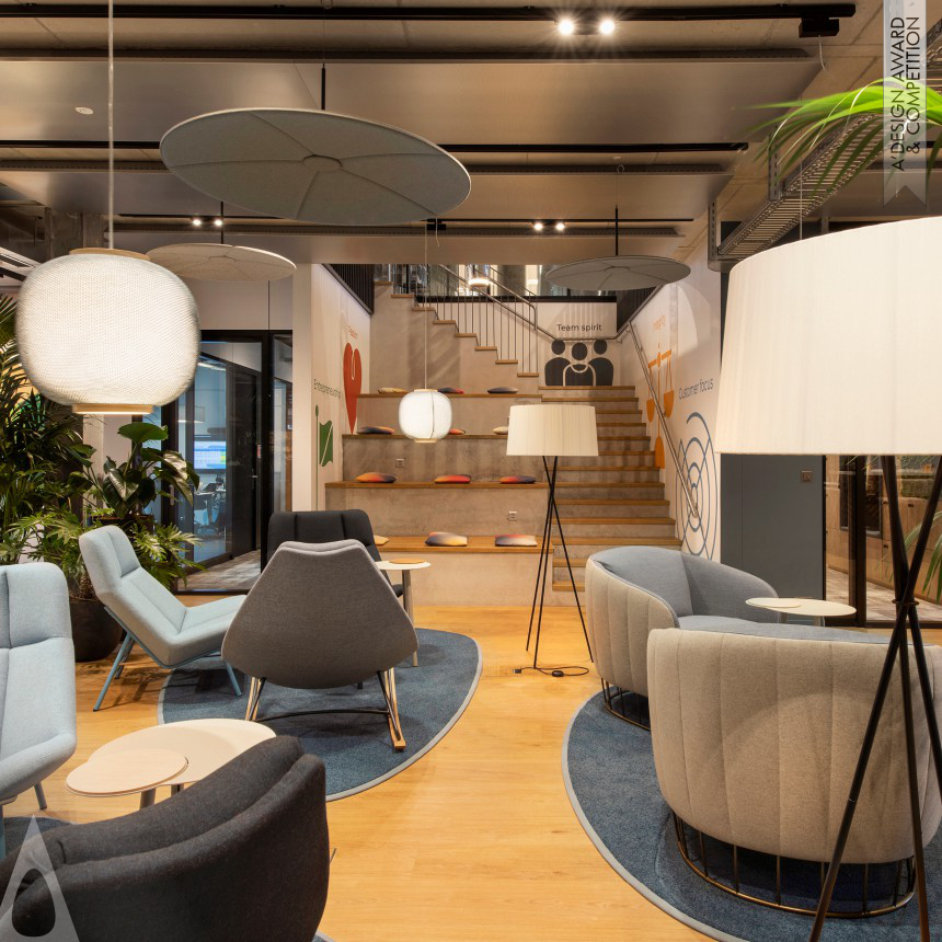 Silver Interior Space and Exhibition Design Award Winner 2022 Barry Callebaut Headquarters 