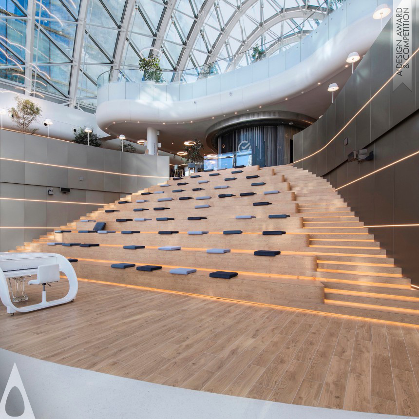 Entry Building to Sberbank - Golden Architecture, Building and Structure Design Award Winner
