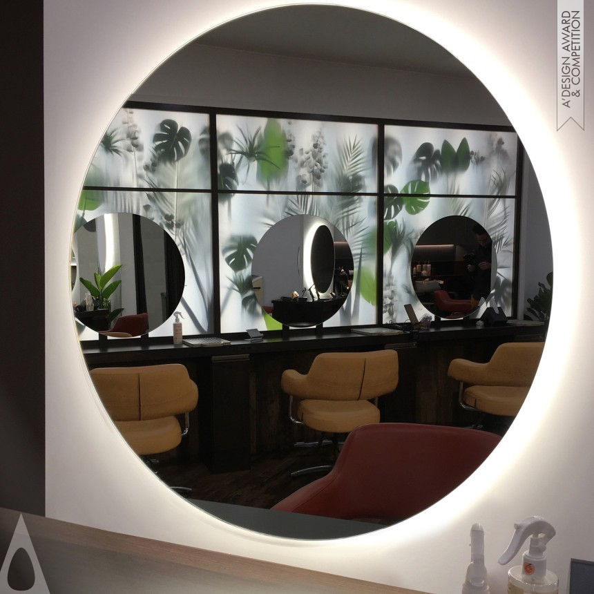 Iron Interior Space and Exhibition Design Award Winner 2022 ZENustas Hair Salon 