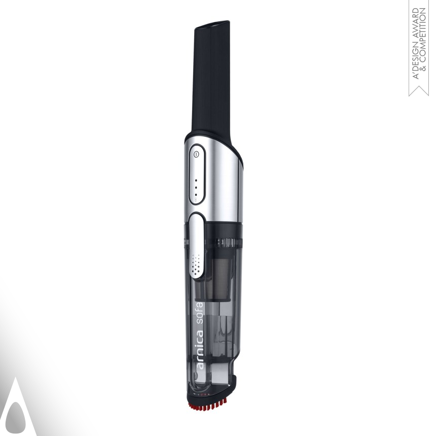 Silver Home Appliances Design Award Winner 2022 Sofa Cordless  Mini Vacuum Cleaner 