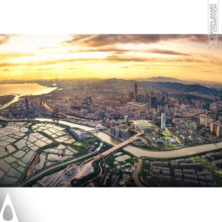 Golden Architecture, Building and Structure Design Award Winner 2022 Huanggang Port New Development Transportation 