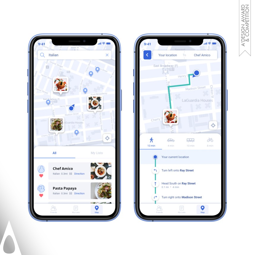 Foodie - Bronze Mobile Technologies, Applications and Software Design Award Winner