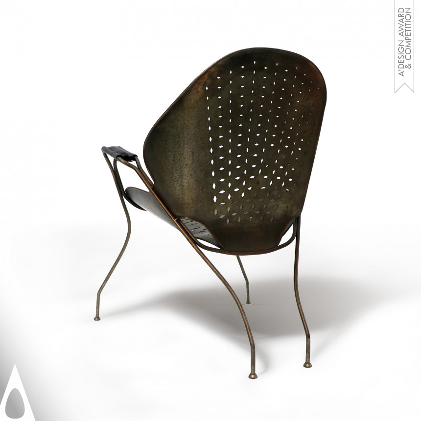 Iron Furniture Design Award Winner 2022 Scallop Leisure Chair 
