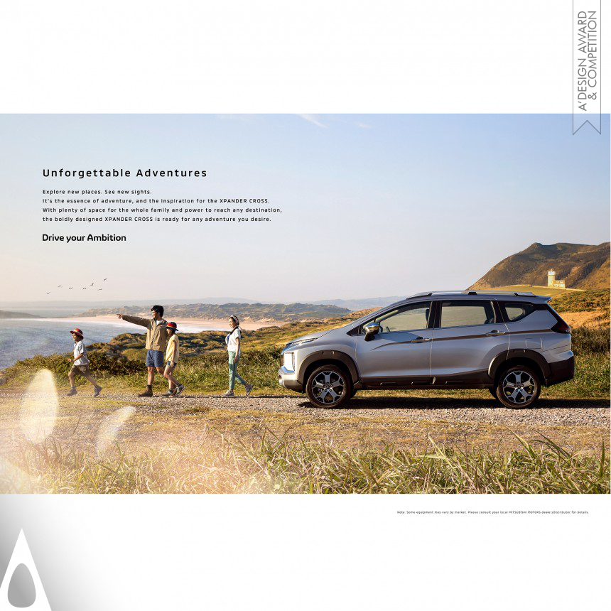 Silver Advertising, Marketing and Communication Design Award Winner 2022 Mitsubishi Motors Xpander cross Car Brochure 