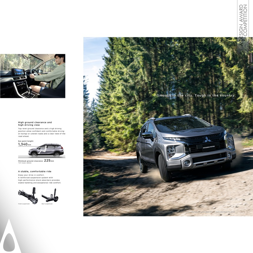 Mitsubishi Motors Xpander cross designed by Noriko Hirai