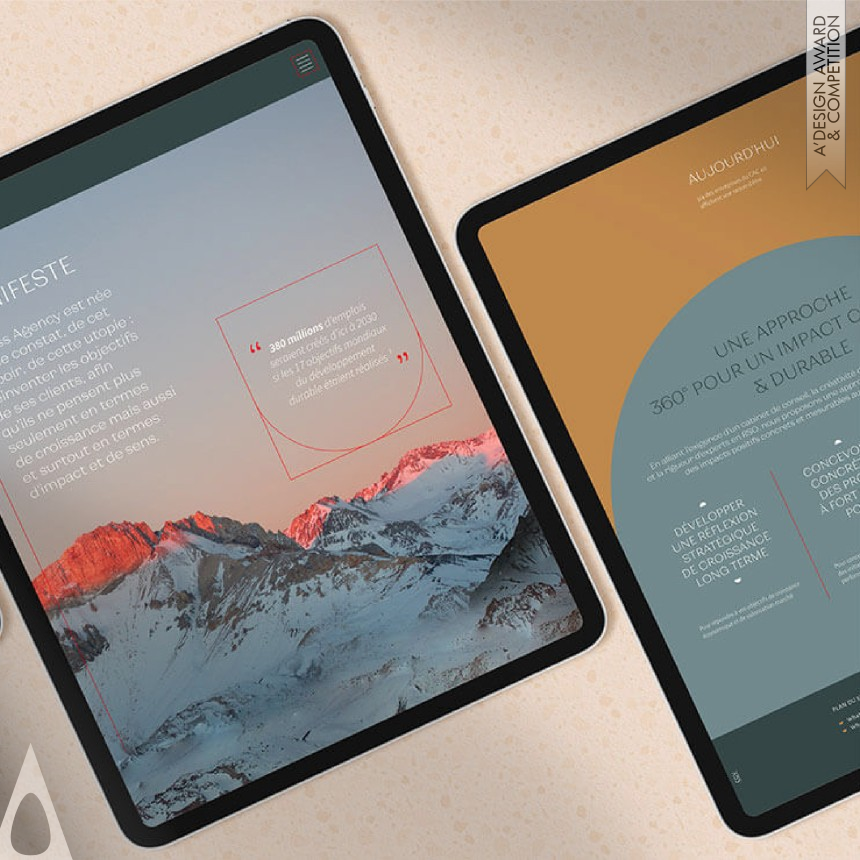 Fanny De Bray's Unless Agency Web Design