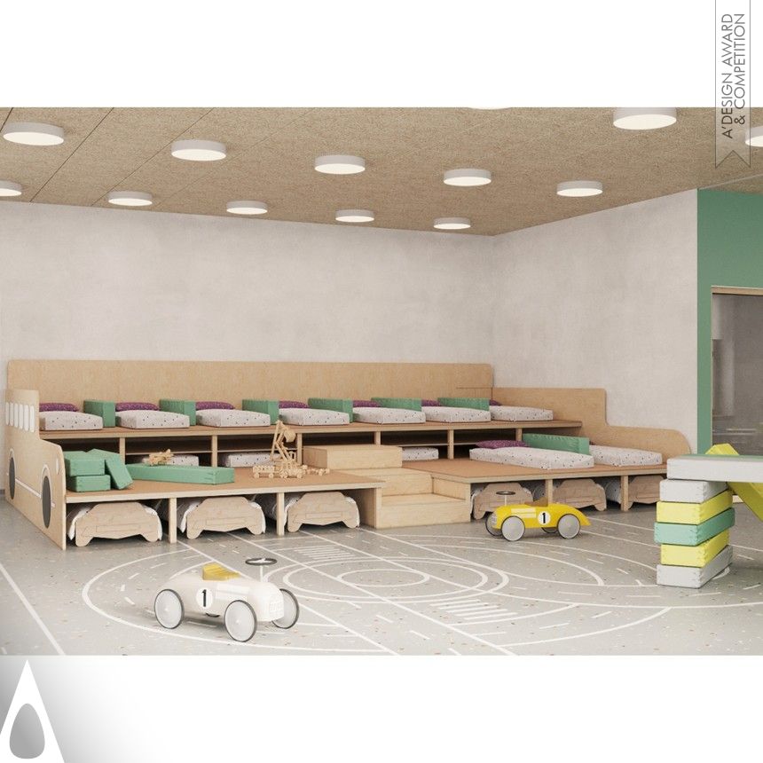 Iron Interior Space and Exhibition Design Award Winner 2022 Kaleidoscope Kindergarten 