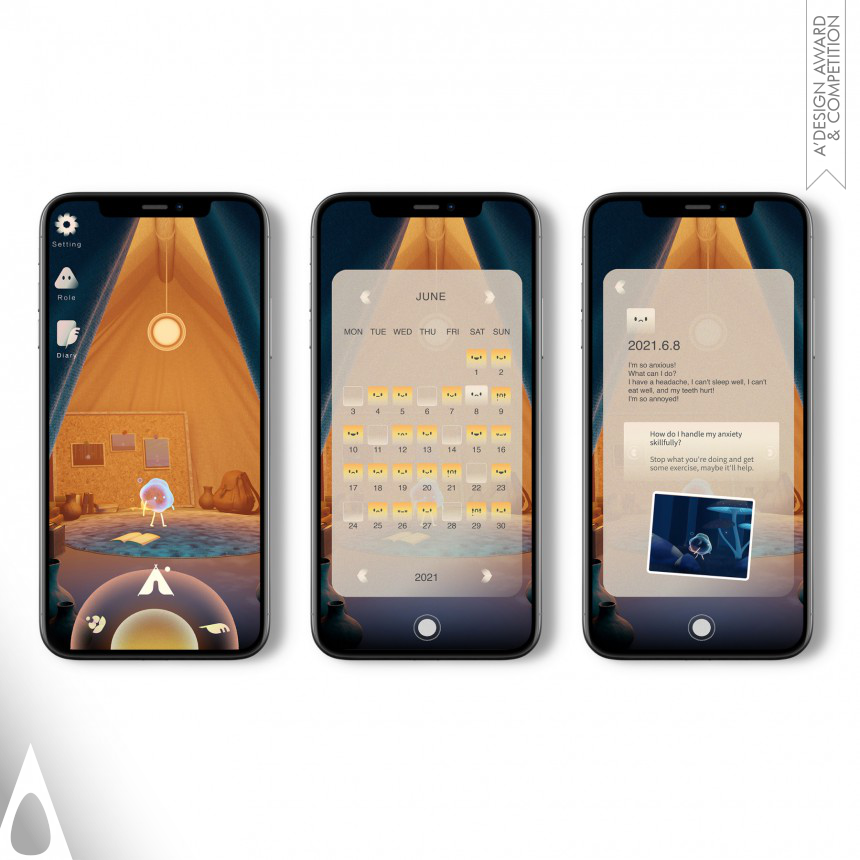 A' Design Award and Competition - WeiLong Gao Wandering Psychological App