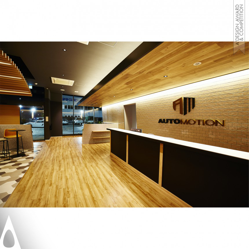 Iron Interior Space and Exhibition Design Award Winner 2022 Auto Motion Sales Office 
