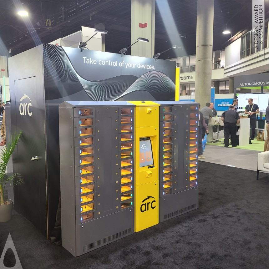 Bronze Office and Business Appliances Design Award Winner 2022 Arc Device Charging Center 