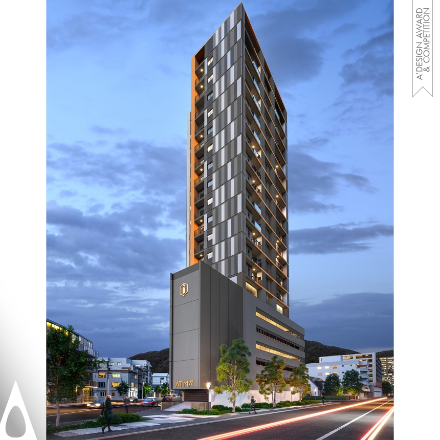 Iron Architecture, Building and Structure Design Award Winner 2022 Atma Apartment Building  