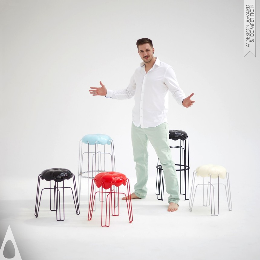 Silver Furniture Design Award Winner 2022 Marshmallow Stool 