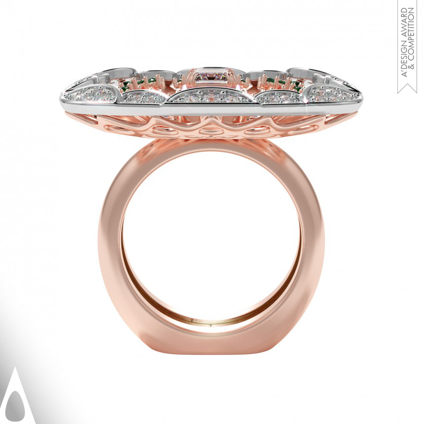Iron Jewelry Design Award Winner 2024 Hope Garden Ring 