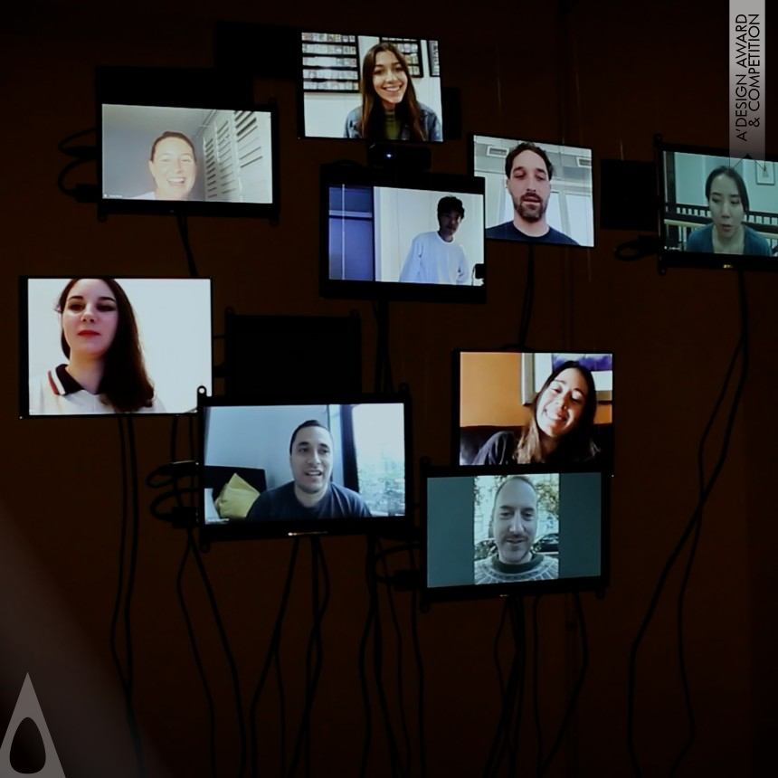 Iron Fine Arts and Art Installation Design Award Winner 2022 Reconnect Digital Installation 