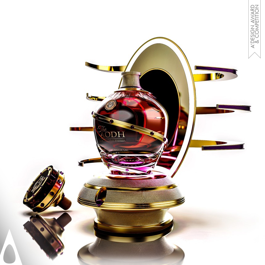 Tiago Russo's The Aodh Irish Whiskey Packaging