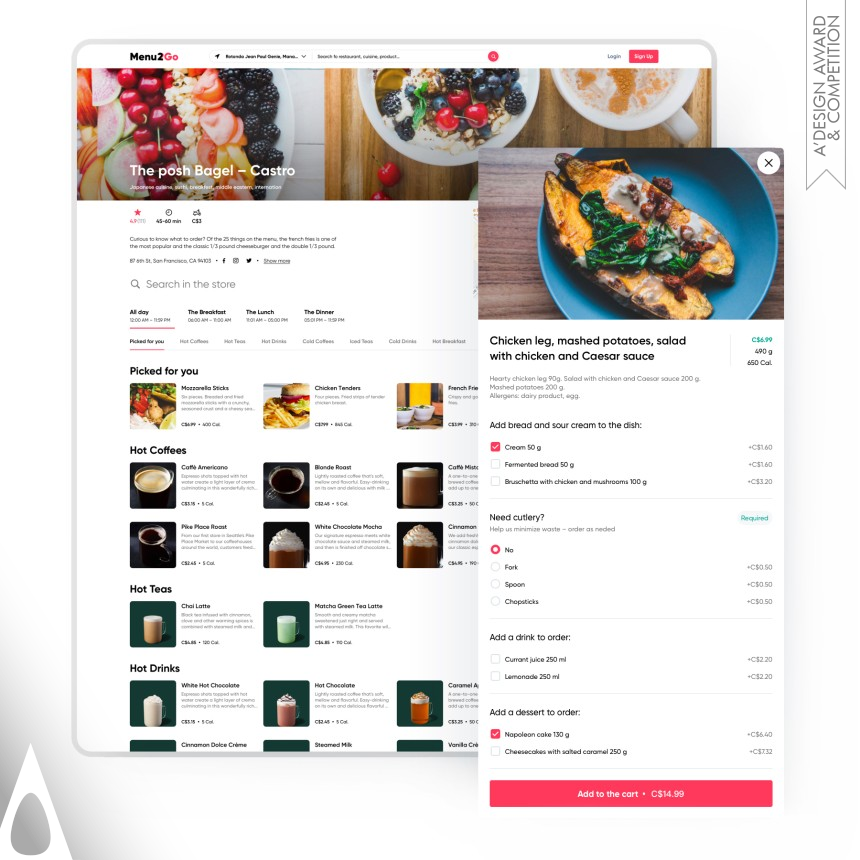 Artur Konariev Food Delivery Website