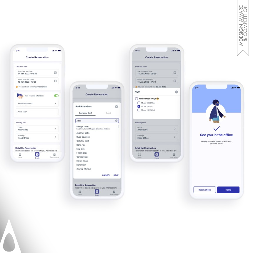 Bronze Mobile Technologies, Applications and Software Design Award Winner 2022 Booxpace Mobile Application 